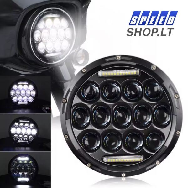 Universalus 7colių LED žibintas